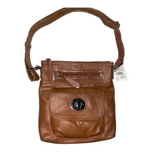 Cato “Mondani” brown crossbody purse.